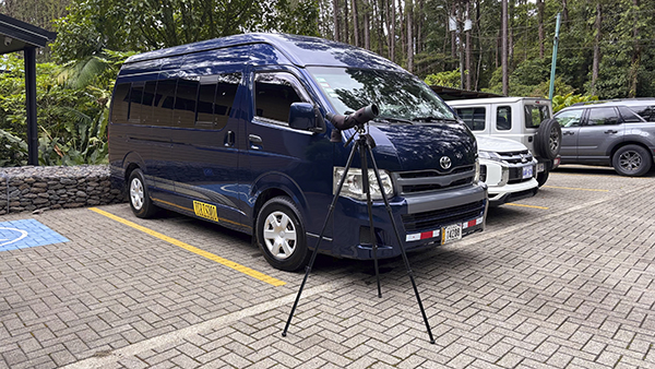 Comfortable transportation van in Costa Rica
